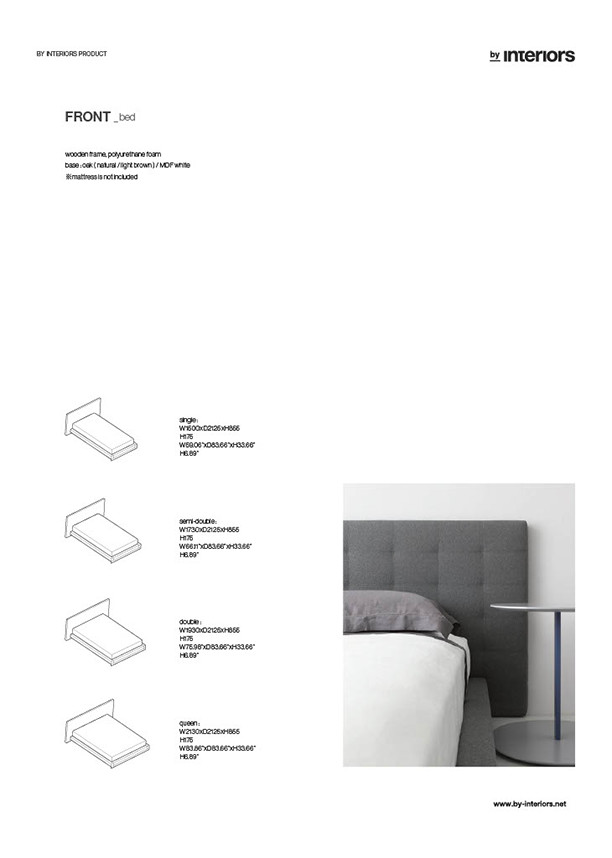 FRENTE Bed